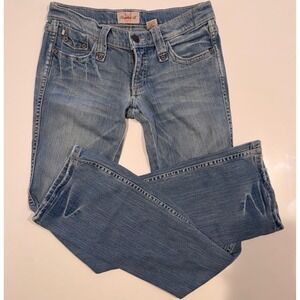 Frankie B Vintage Y2K Jeans Womens 4 Slim Straight Low Rise Medium Wash USA